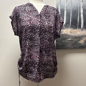 Elegant Leopard Print Blouse